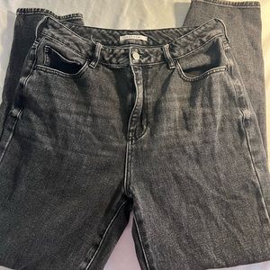 PacSun Non-Ripped Black Mom Jeans
